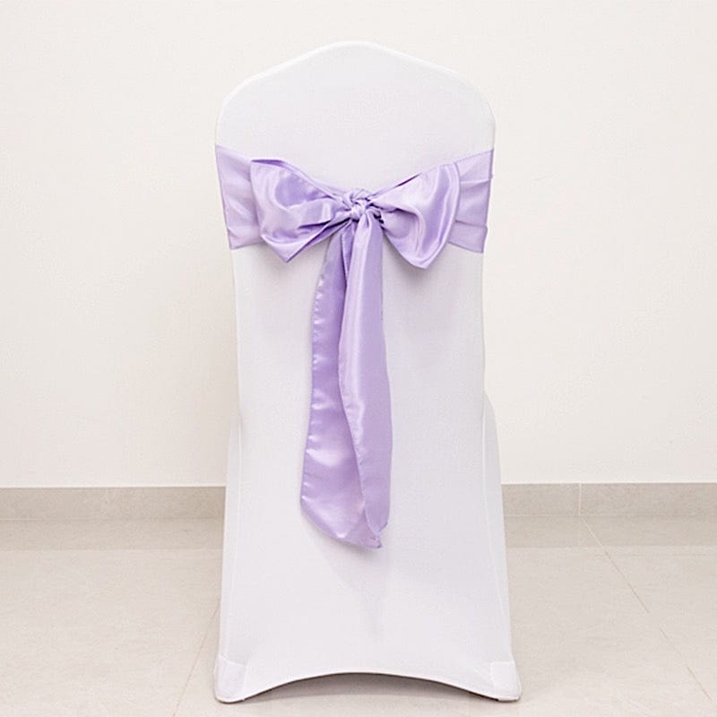 5 Lamour Satin Chair Sashes