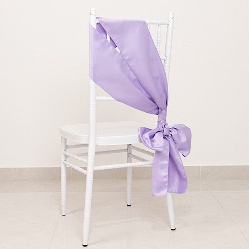 5 Lamour Satin Chair Sashes
