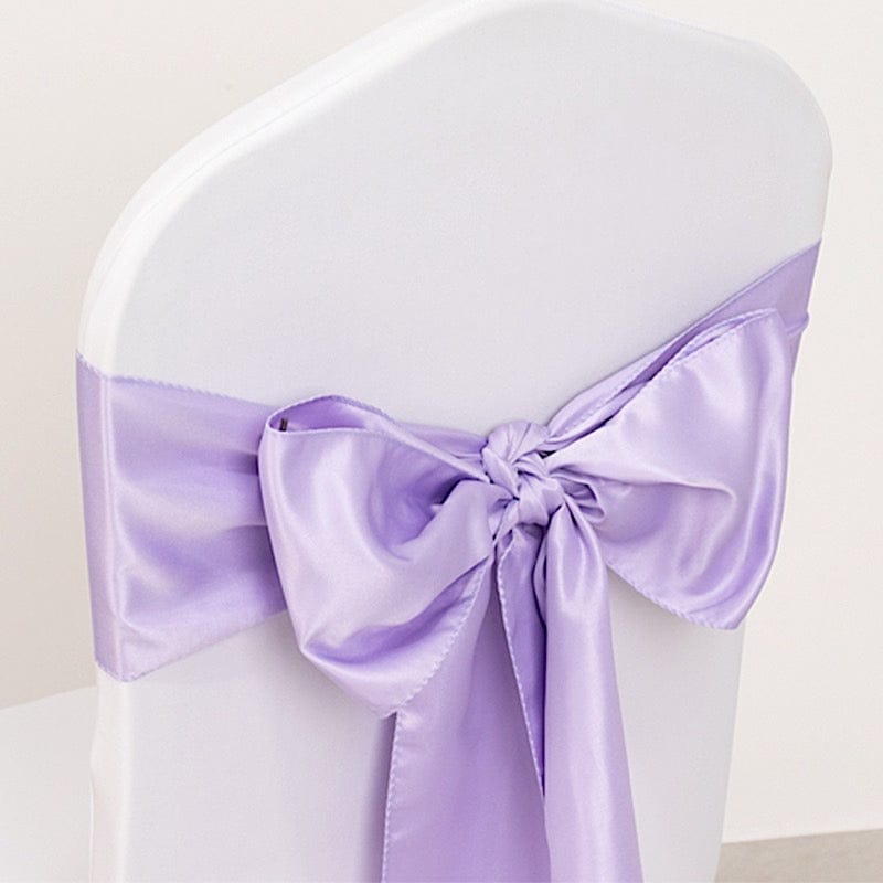 5 Lamour Satin Chair Sashes