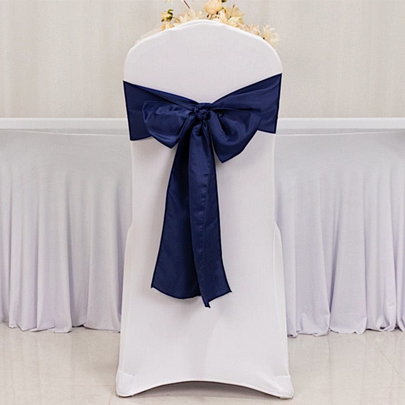 5 Lamour Satin Chair Sashes