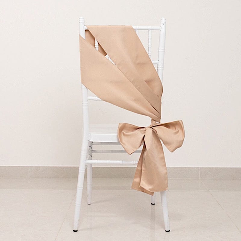 5 Lamour Satin Chair Sashes