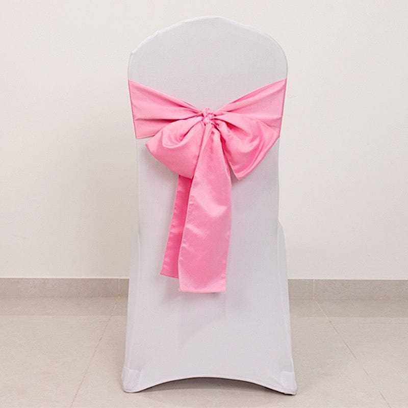 5 Lamour Satin Chair Sashes