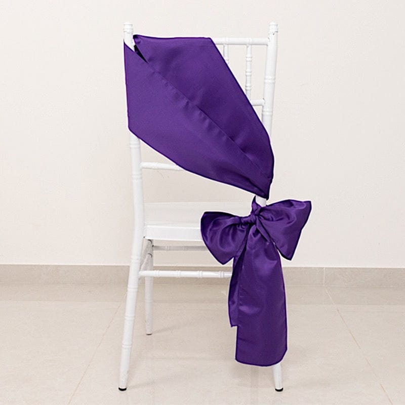 5 Lamour Satin Chair Sashes