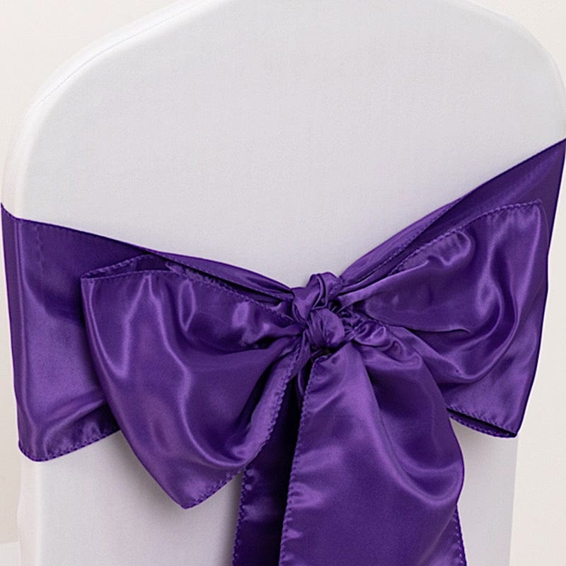 5 Lamour Satin Chair Sashes