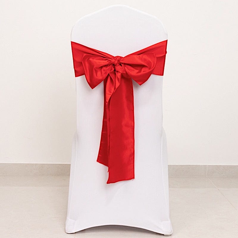 5 Lamour Satin Chair Sashes