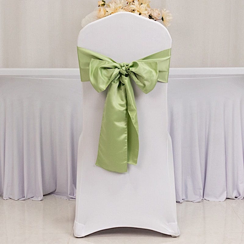5 Lamour Satin Chair Sashes