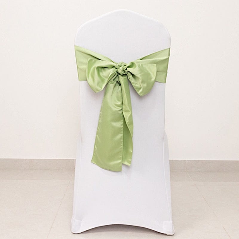 5 Lamour Satin Chair Sashes
