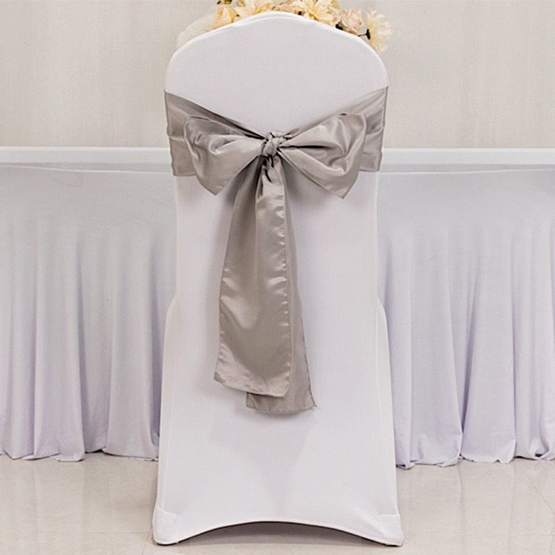 5 Lamour Satin Chair Sashes