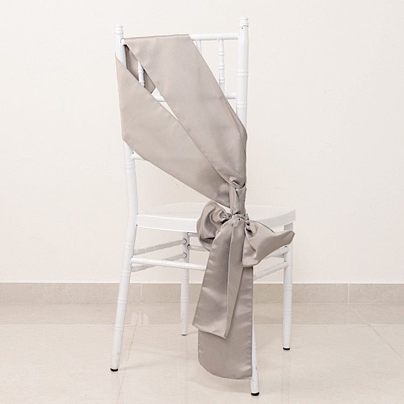 5 Lamour Satin Chair Sashes