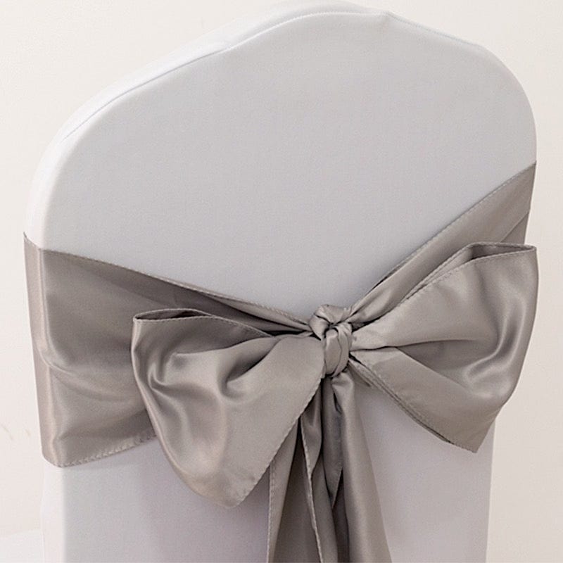 5 Lamour Satin Chair Sashes