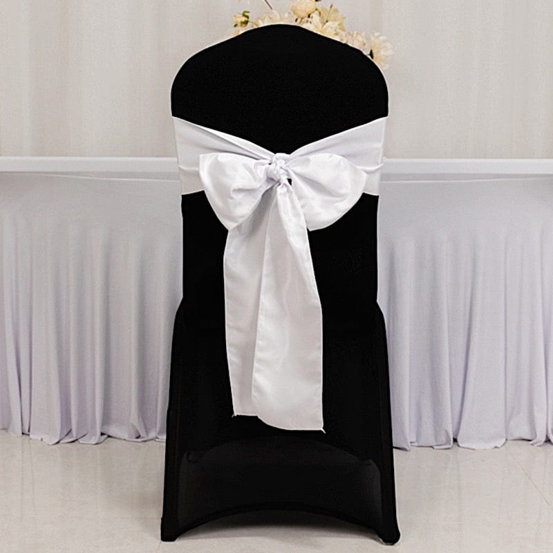 5 Lamour Satin Chair Sashes