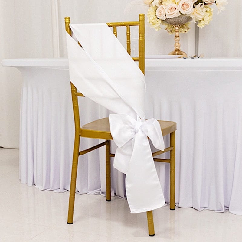 5 Lamour Satin Chair Sashes