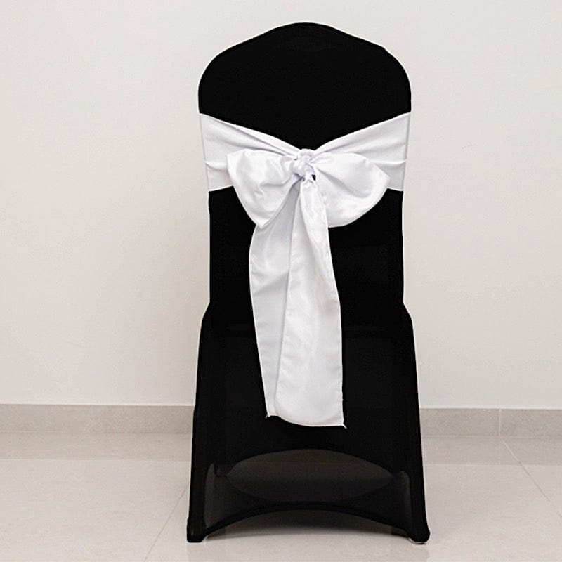 5 Lamour Satin Chair Sashes