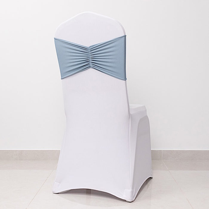 5 pcs Ruffled Spandex Chair Sashes