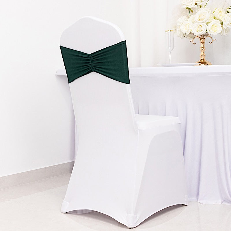 5 pcs Ruffled Spandex Chair Sashes