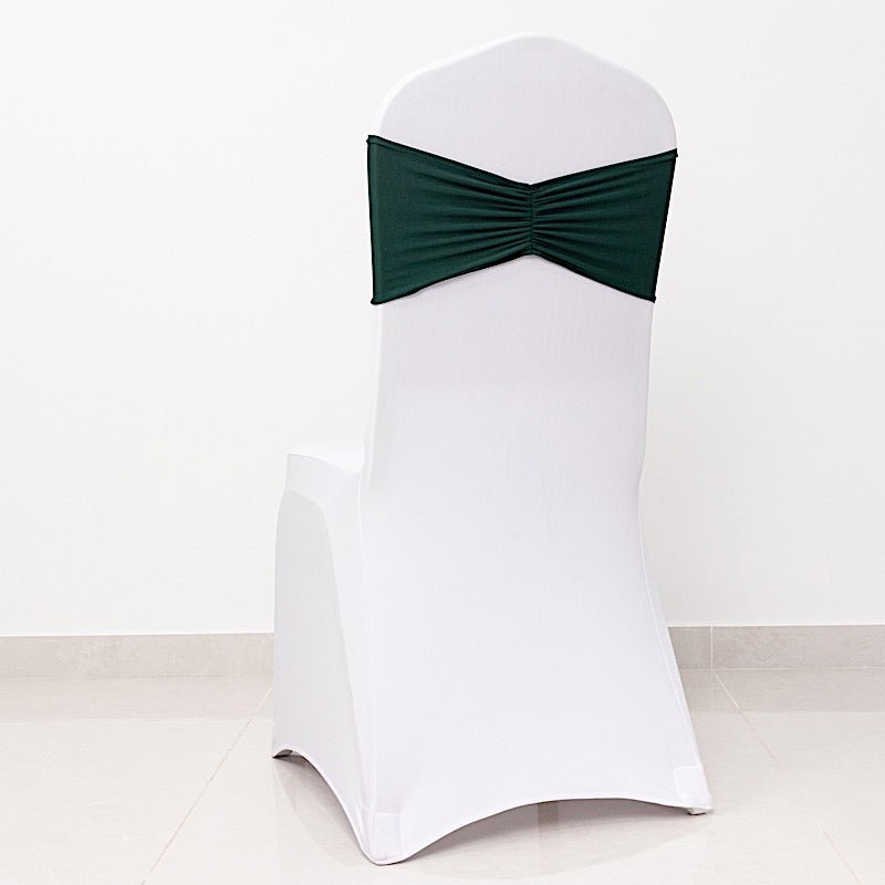 5 pcs Ruffled Spandex Chair Sashes