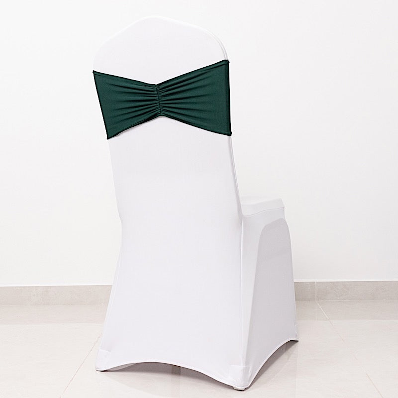 5 pcs Ruffled Spandex Chair Sashes