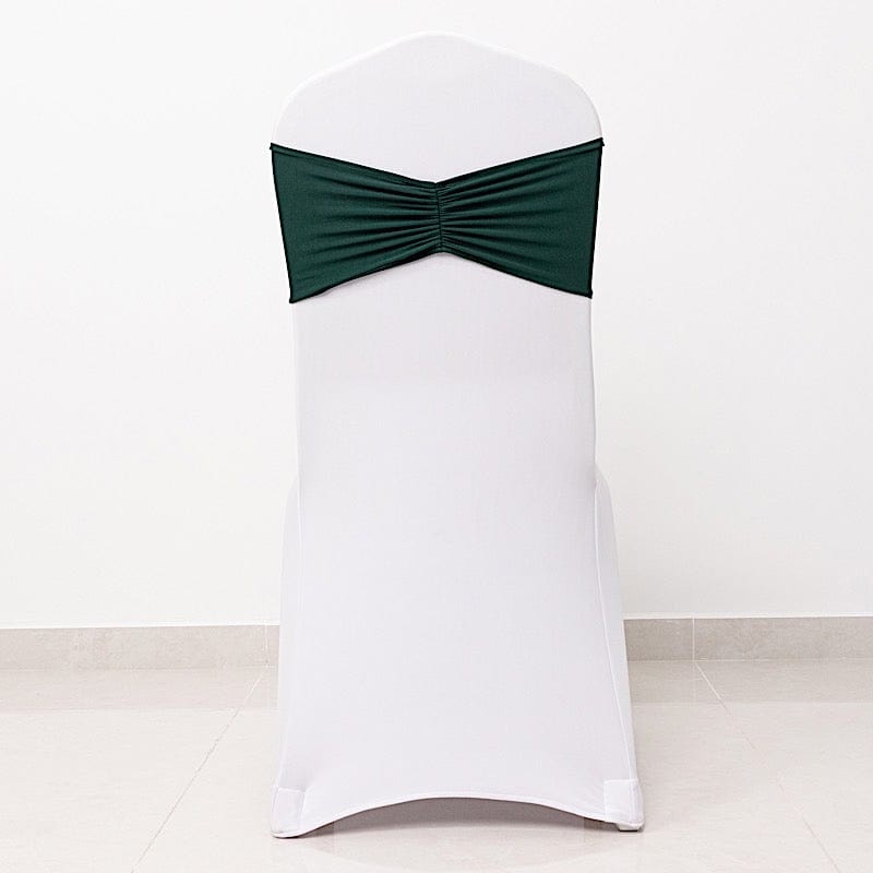 5 pcs Ruffled Spandex Chair Sashes