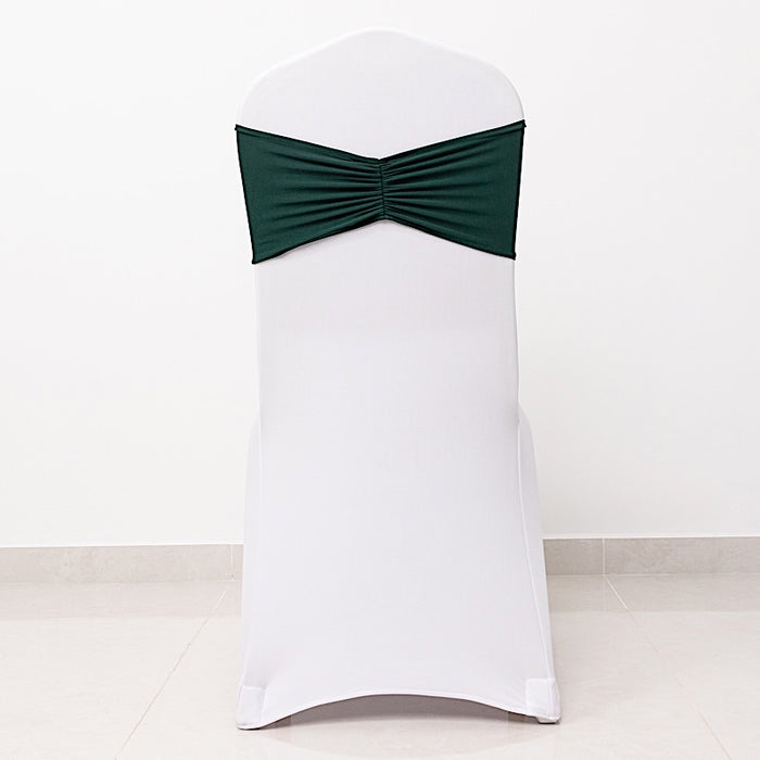 5 pcs Ruffled Spandex Chair Sashes