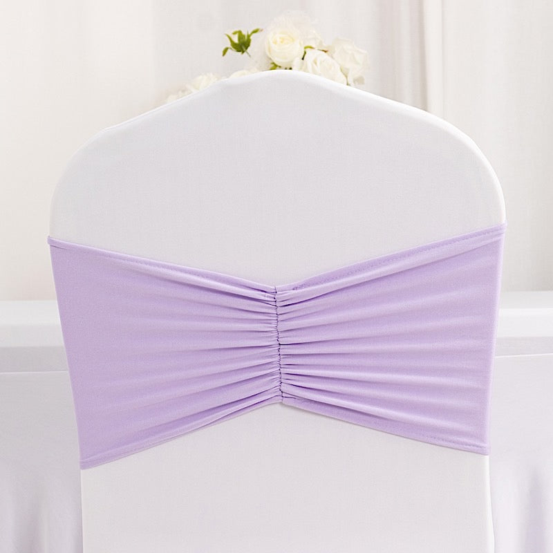 5 pcs Ruffled Spandex Chair Sashes