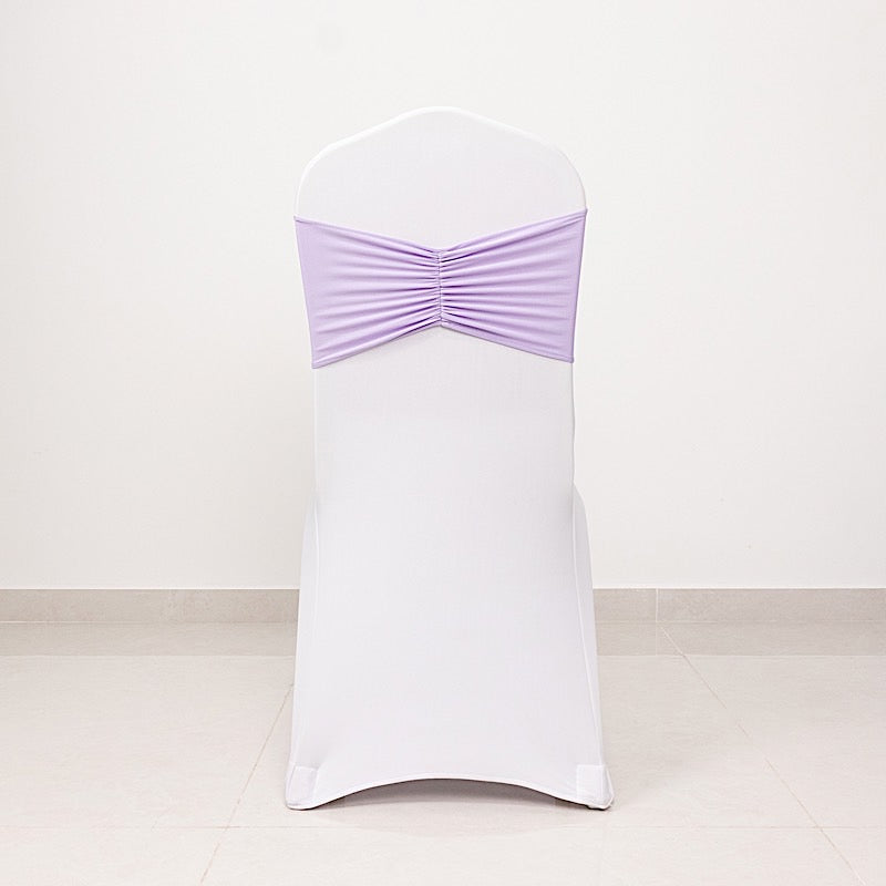 5 pcs Ruffled Spandex Chair Sashes