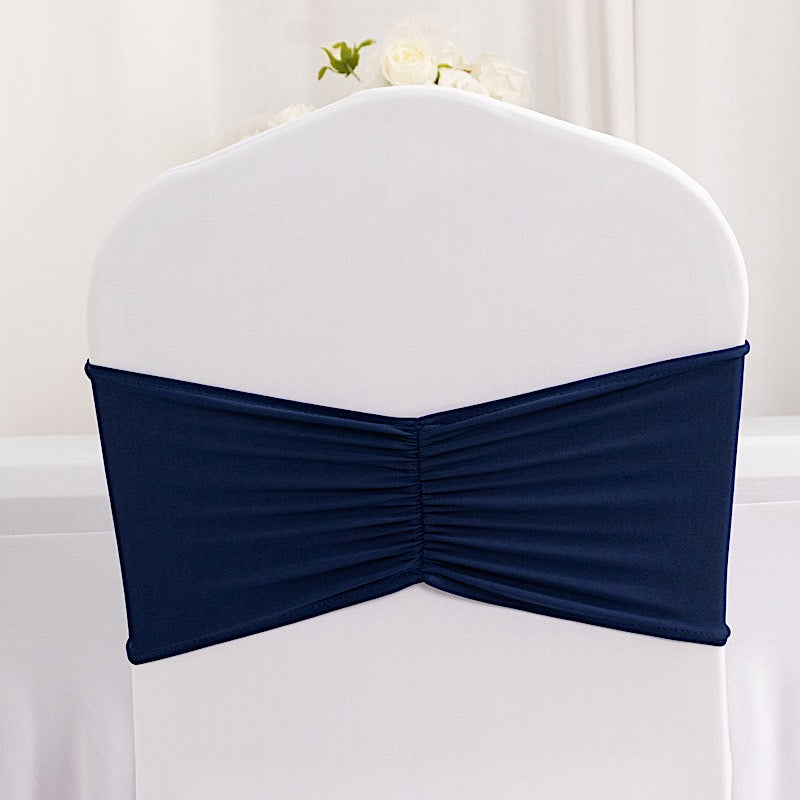 5 pcs Ruffled Spandex Chair Sashes