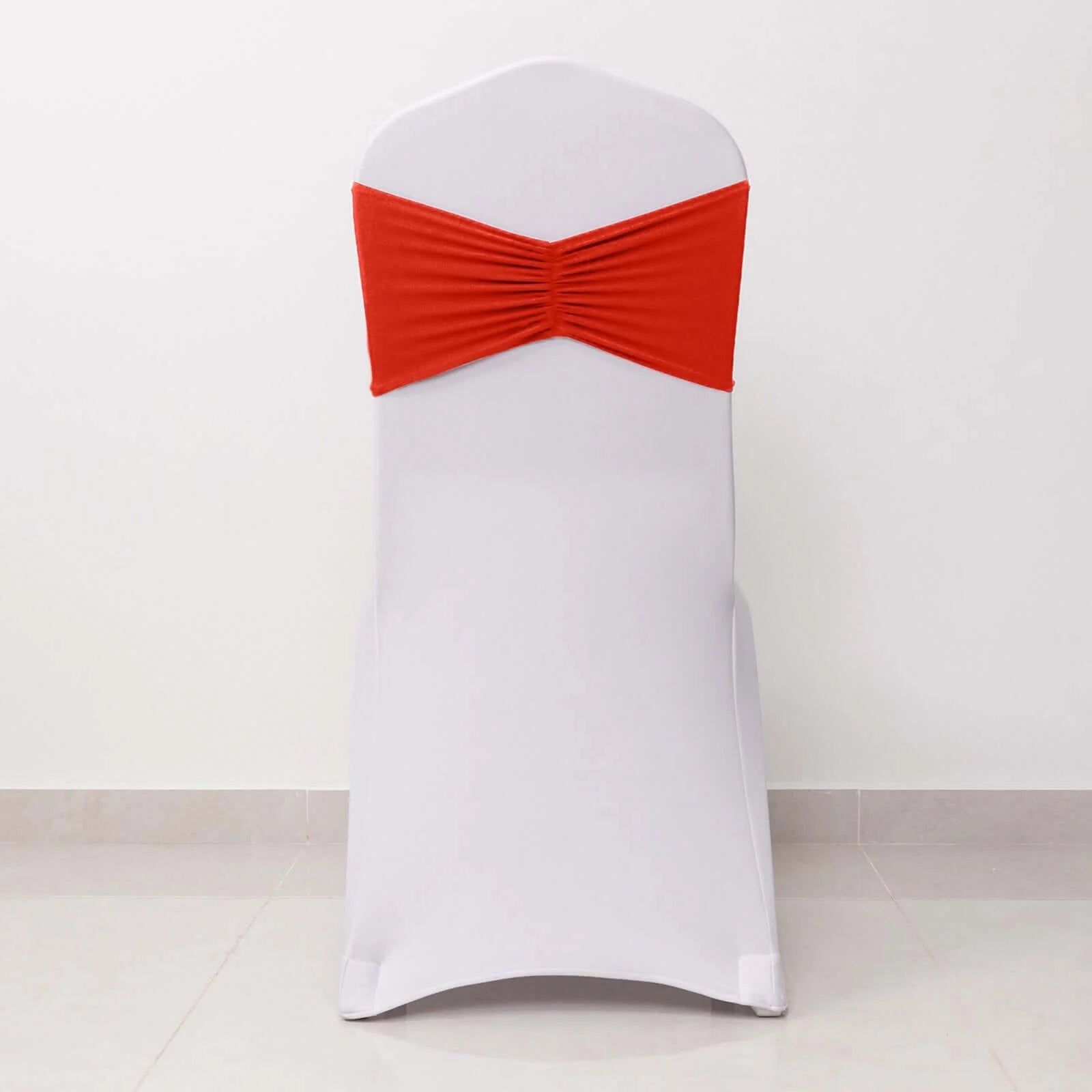 5 pcs Ruffled Spandex Chair Sashes