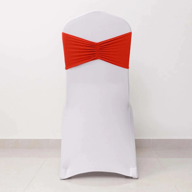 5 pcs Ruffled Spandex Chair Sashes