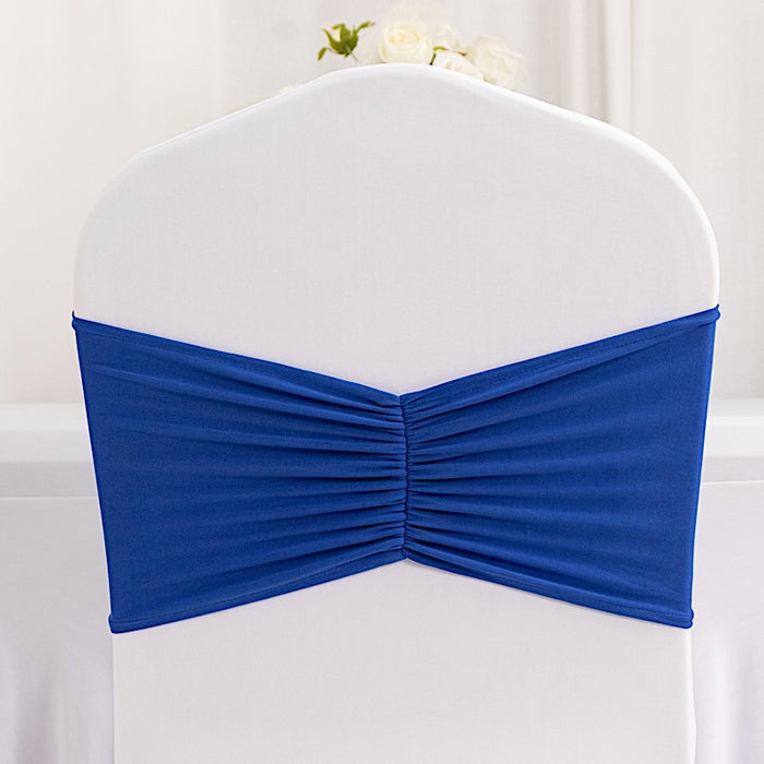 5 pcs Ruffled Spandex Chair Sashes