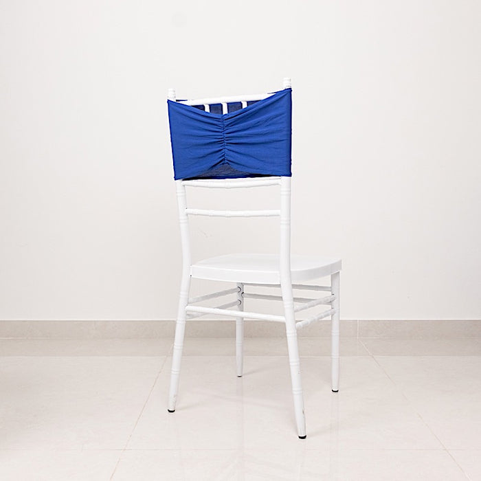 5 pcs Ruffled Spandex Chair Sashes