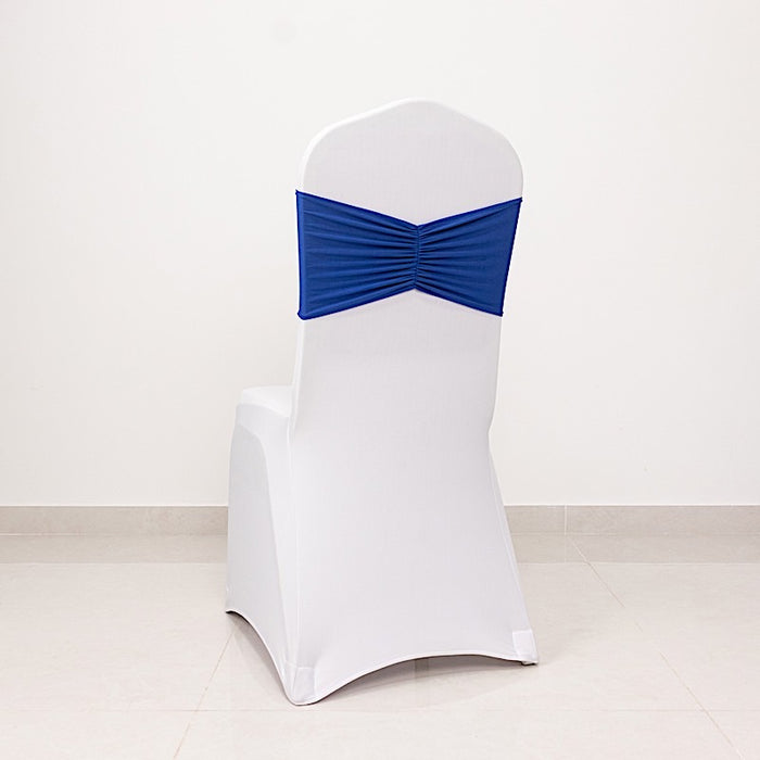 5 pcs Ruffled Spandex Chair Sashes