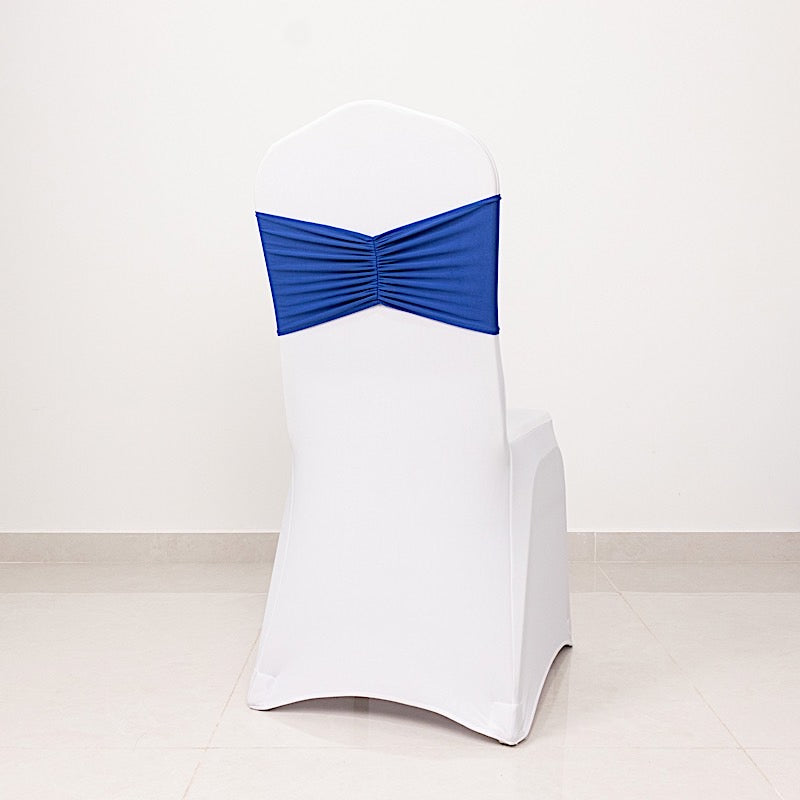 5 pcs Ruffled Spandex Chair Sashes