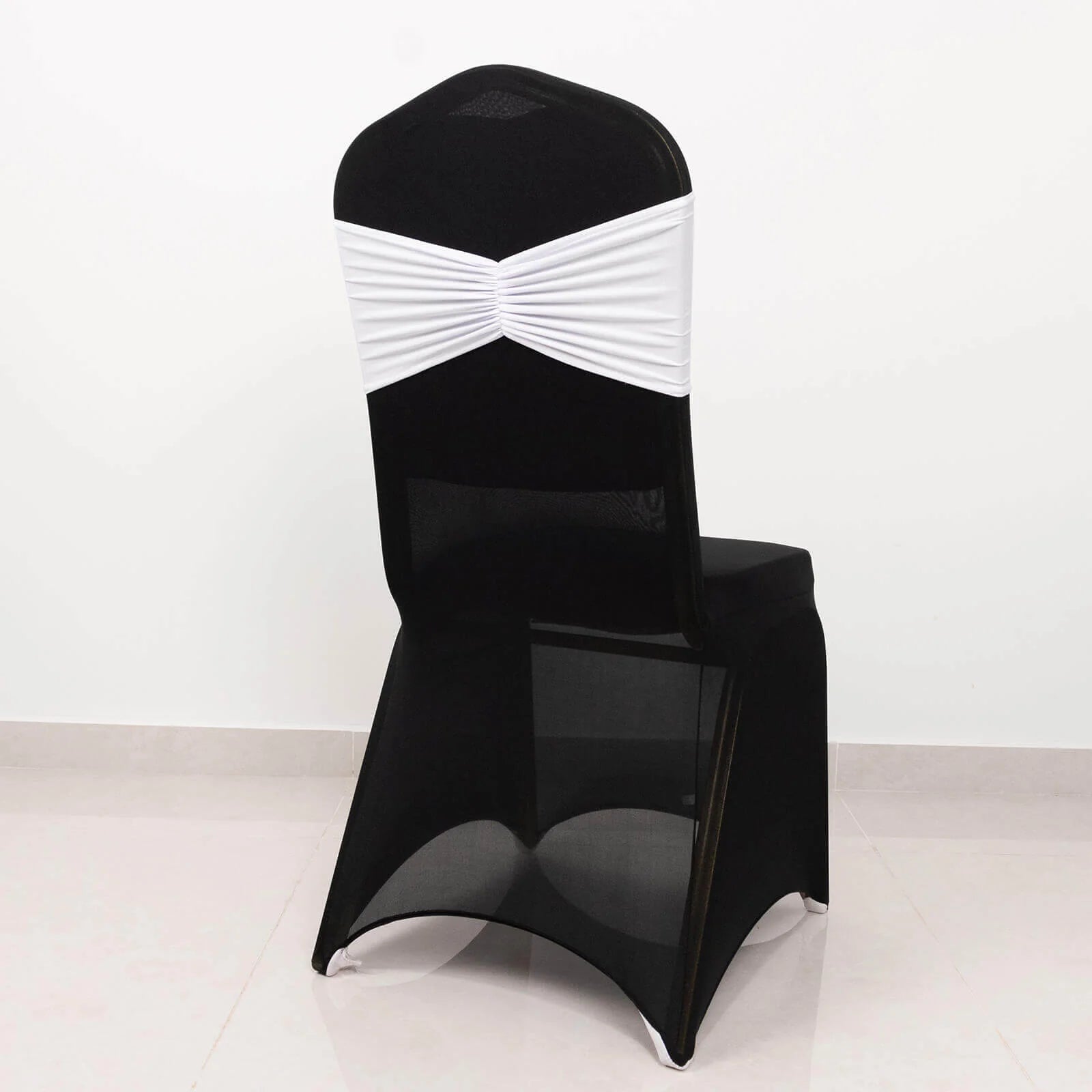 5 pcs Ruffled Spandex Chair Sashes