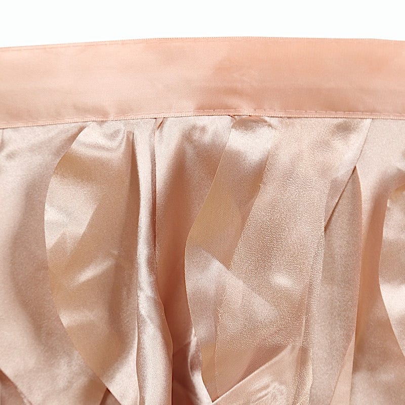 Taffeta Curly Table Skirt