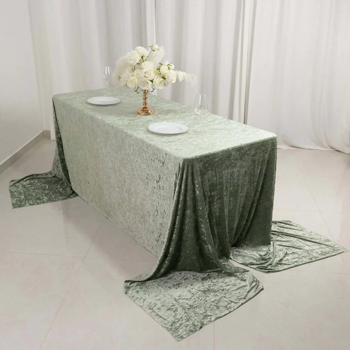 90"x156" Premium Velvet Rectangular Tablecloth