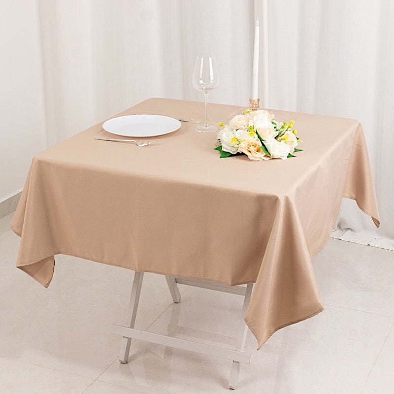 54"x54" Premium Square Polyester Tablecloth