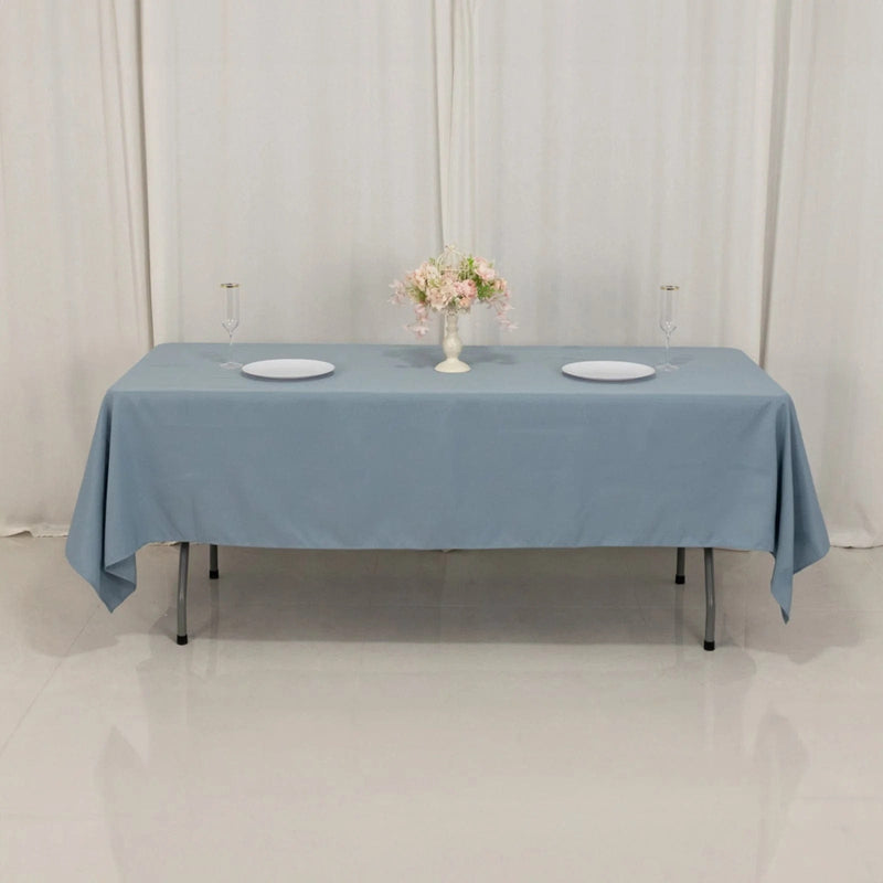 60x102" Premium Polyester Rectangular Tablecloth Wedding Table Linens