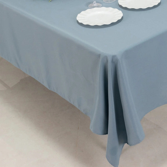 60x102" Premium Polyester Rectangular Tablecloth Wedding Table Linens