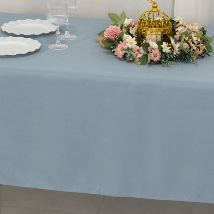60x102" Premium Polyester Rectangular Tablecloth Wedding Table Linens