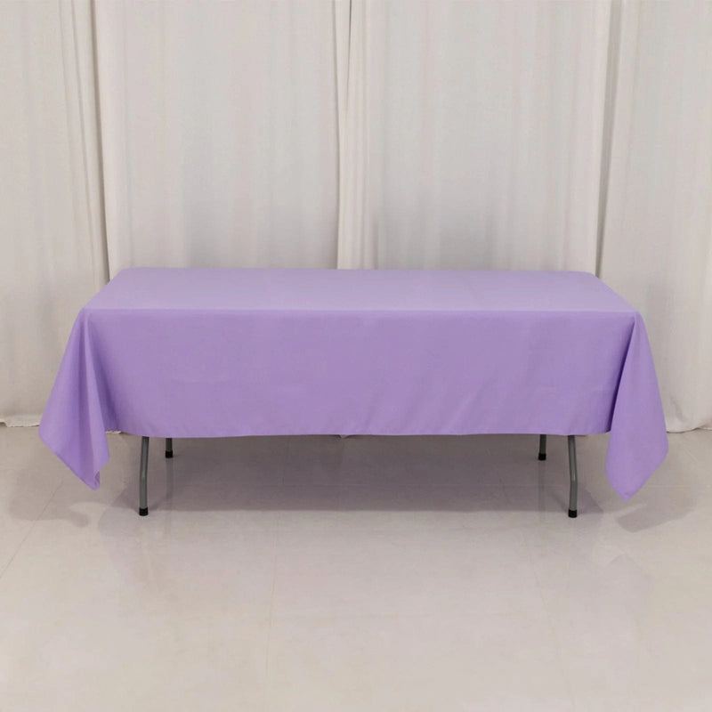 60x102" Premium Polyester Rectangular Tablecloth Wedding Table Linens