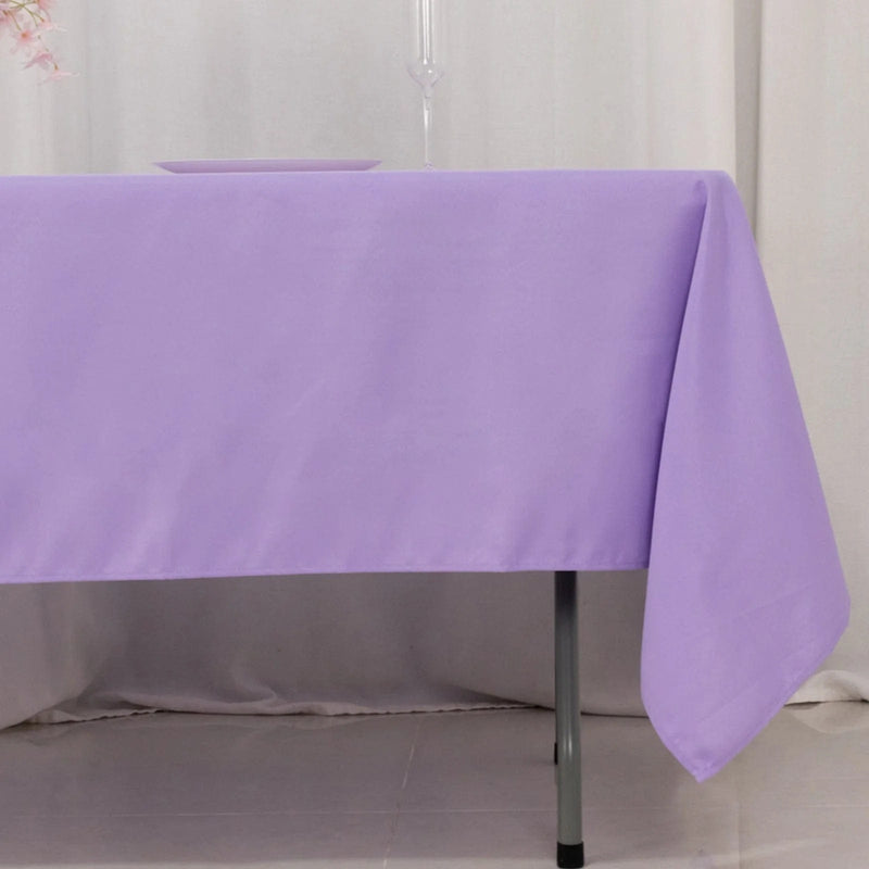 60x102" Premium Polyester Rectangular Tablecloth Wedding Table Linens
