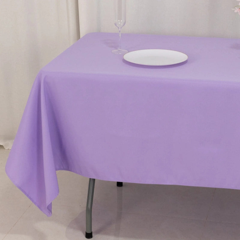 60x102" Premium Polyester Rectangular Tablecloth Wedding Table Linens