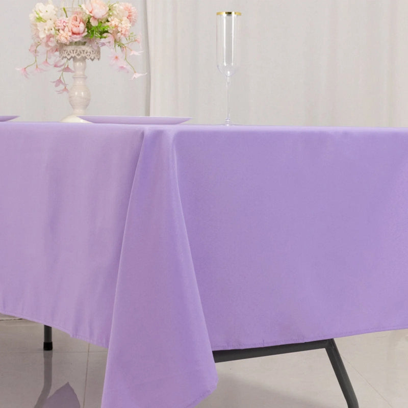 60x102" Premium Polyester Rectangular Tablecloth Wedding Table Linens