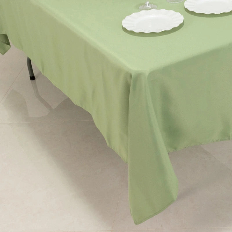 60x102" Premium Polyester Rectangular Tablecloth Wedding Table Linens