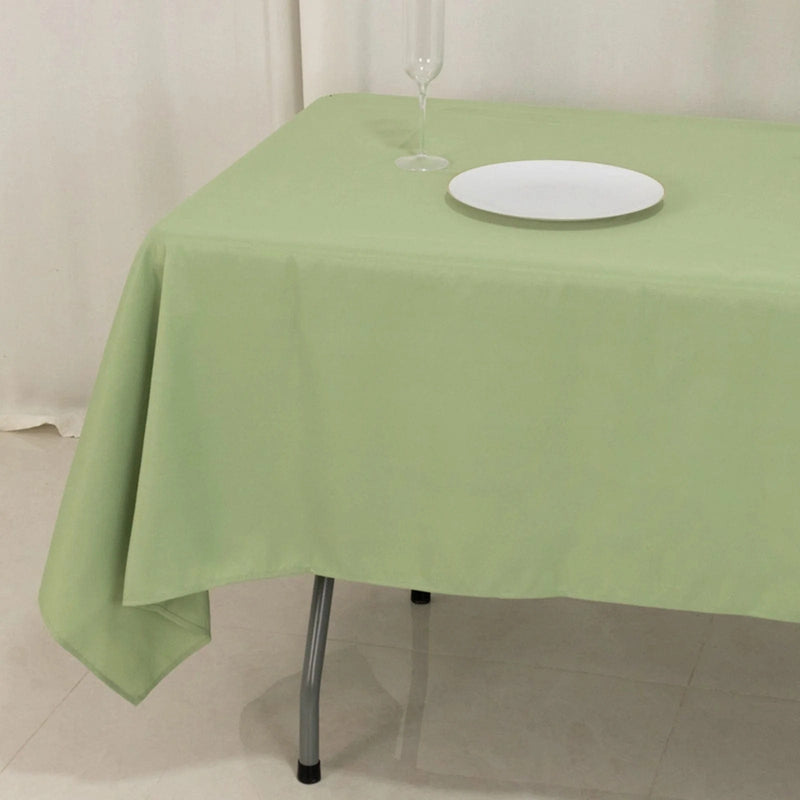 60x102" Premium Polyester Rectangular Tablecloth Wedding Table Linens