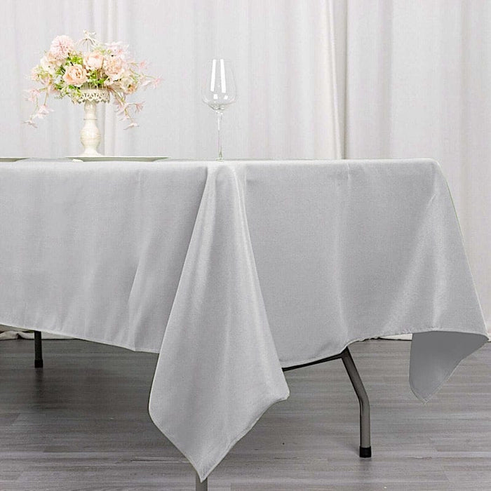 60x102" Premium Polyester Rectangular Tablecloth Wedding Table Linens