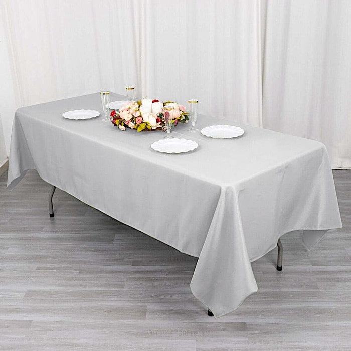 60x102" Premium Polyester Rectangular Tablecloth Wedding Table Linens