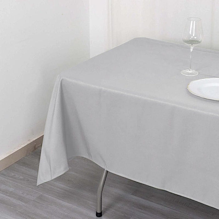 60x102" Premium Polyester Rectangular Tablecloth Wedding Table Linens