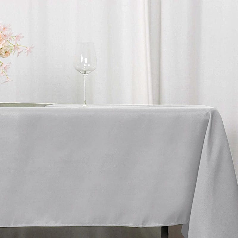 60x102" Premium Polyester Rectangular Tablecloth Wedding Table Linens