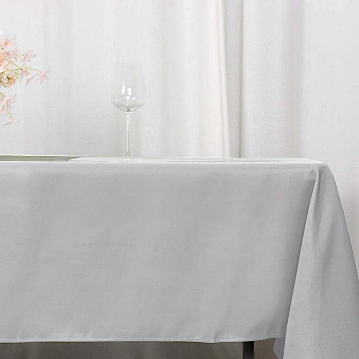 60x102" Premium Polyester Rectangular Tablecloth Wedding Table Linens